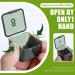30 Day Large Pill Organizer - Moisture-Resistant Travel-Friendly Squeeze Open Design for Vitamins & Medicine (Dark Green - Buy Online on GoSupps.com