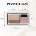 Shop Dual-Color Waterproof Eyeshadow Palette #001 | Long-Lasting Shimmer Eye Makeup with Applicator - International Shipping Available - Buy Online on GoSupps.com