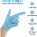 Blue Synthetic Nitrile Disposable Gloves Medium - Pack of 100 | Latex-Free Medical Grade Gloves | California Blue - Buy Online on GoSupps.com