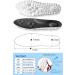 Memory Foam Insoles for Men & Women - Ergonomic Shock Absorption - Ultralight & Breathable Sports Insoles (2 Pairs) for Plantar Fasciitis - Sizes W 8-9 / M 6.5-7.5 - Black/White - Buy Online on GoSupps.com