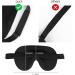 3D Sleep Eye Mask for Men & Women - Perfect for Travel, Yoga, and Nap - Black - Buy Online on GoSupps.com