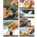 Joycube 6-in-1 Detachable Camping Utensils Set - Stainless Steel Folding Cutlery with Spoon, Fork, Knife, Bottle Opener, Can Opener - Portable Travel Flatware Combo - Buy Online on GoSupps.com