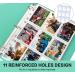 PANDRI 9-Pocket Trading Card Sleeve Pages - 100 Pack - Fits 3 Ring Binder - Trading Card Storage Album Pages - Buy Online on GoSupps.com