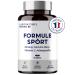 SPORT FORMULA Power Endurance Joints Recovery Ginseng Turmeric Maca Vitamin C Ashwagandha 100% Natural Physical Performance Food Supplement 60 Capsules Made in France