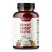 Blood Sugar Blend Supplement - Natural Supplement with Berberine, Cinnamon, Organic Turmeric, Alpha Lipoic Acid, Zinc & Other Vitamins and Herbs, Non-GMO by Snap Supplements, 60 Capsules 60 Count (Pack of 1)
