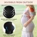 Bosaen Maternity Shapewear: Non-Rolling High Waist Mid-Thigh Underwear for Belly Support - M Black - Buy Online on GoSupps.com