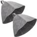 Buy MAGICLULU Dual Ukrainian Sauna Hats | Wool Felt Vaporarium Hat for Women & Men - Perfect for International Shipping - Buy Online on GoSupps.com