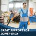 Adjustable Inflatable Back Bandage with Lumbar Support Pain Relief for Herniated Disc & Sciatica | Medium Size (33-37) - Buy Online on GoSupps.com