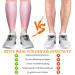 Calf Bandage Compression Sleeves for Pain Relief | Waden Compression Stockings Without Foot for Men & Women | Support for Training Cycling & Running - Pink M - Buy Online on GoSupps.com