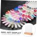 Gatuida Nail Display Board Name Card Stand Nail Tips Display Holder Acrylic Sign Holder False Acrylic Nail Display Holder Manicure Display Frame Fake Nails Boards Earrings Nail Plate Wood - Buy Online on GoSupps.com