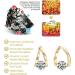 Buy Flyolux Halolux Lymphvitation Germanium Earrings | Atheniz Lymph Magnetic Therapy for Women | Lymphatic Drainage & Magnetotherapy Earrings - Buy Online on GoSupps.com