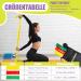 Gymer Fitness Straps 3-Set | Resistance Bands with Door Anchor & Carrier Bag | Perfect for Yoga Pilates Strength Training & Physiotherapy - Buy Online on GoSupps.com