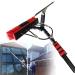 Window Cleaning Pole Water Fed Telescopic Brush for Photovoltaic Panel Cleaning Trucks Windows Telescopic Water Fed Brush (Color : 7.2m/24ft) (3.6m/12ft)
