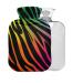 Rainbow Zebra BAP Free Hot Water Bottle with Cover 2L Large Hot Water Bag for Pain Relief Hot and Cold Compress