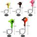 60pcs Fishing Jig Head Hooks Set - Assorted Round Head Hooks for Soft Worm Shrimp Lures - Freshwater & Saltwater Fishing Tackle Kit - Buy Online on GoSupps.com