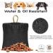 Deliciency Automatic Closure Dog Training Leash | Free-Handed Element Litter | Small Feed Bag with Carabiners for Puppies & Dogs - Black - Buy Online on GoSupps.com