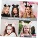 FOYTOKI 2 Pairs Simulated Bunny Ear Hair Clip Bunny Ears Hair Accessories Bunny Hair Clip Party Hair Clips for Adults Ear Hair Clips for Women Hair Clips Halloween Bunny Ears Barrette - Buy Online on GoSupps.com