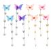8 pieces butterfly hair clips butterfly hair clip for women girls children butterfly hair clips set 3D butterflies hair accessories for bride wedding accessory