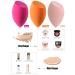 3pcs Beauty Makeup Sponges Set for Dry & Wet Use - Foundation Blending Sponge for Concealer Blush Powder - Multi-colored A - Buy Online on GoSupps.com