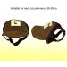 Adjustable Dogs Baseball Cap with Ear Holes - Breathable Sun Hat for Pets - Summer Travel Dog Cap for Puppies - Brown - Buy Online on GoSupps.com