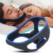 Veralabs Airflow Jaw Strap - Breathable Stop Snoring Chin Strap for Men & Women | Adjustable Mouth Closure Solution (Black & Blue - Buy Online on GoSupps.com