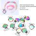 Buy GfRGFH Metal Heart Pacifier Clips - Colorful Rust-Proof Teething Clips for Kids - 10 Pack - Buy Online on GoSupps.com