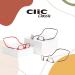 Shop Clic Classic Magnetic Reading Glasses for Men & Women | 2.5 Gray Reading Aid | Stylish & Convenient Reading Help - Buy Online on GoSupps.com