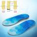 Plantar Fasciitis High Arch Support Insoles - Maximum Cushioning for Men and Women with Flat Feet - Orthotic Inserts for Work Boots and Shoes - XS - Buy Online on GoSupps.com