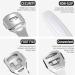 2 Callus Shaver Sets with 20 Replacement Blades | Foot Care Tools for Hard Skin Removal | Hand and Feet Exfoliation Kit (White) - Buy Online on GoSupps.com