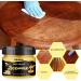 Beeswax Cleaner and Polish | 80g Natural Wood Furniture Cleaner Beeswax Multifunctional Wood Scratch Repair Wax Long-Term Beeswax Furniture Polish for Wood Doors Tables Dudok - Buy Online on GoSupps.com