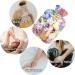 NAANLE Hot Water Bottle with Cover - Watercolor Spring Flower | 2L Transparent Heater for Back Pain Relief & Neck Therapy - Buy Online on GoSupps.com