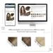 Vivien Real Hair Extensions - Dark Brown to Caramel Ombre - 100g 40cm Tresses #4/27/4 - International Shipping Available - Buy Online on GoSupps.com