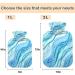 NAANLE Sea Wave Marmor 1L Transparent Hot Water Bottle with Cover - Effective Heat & Cold Therapy for Pain Relief & Winter Comfort - Buy Online on GoSupps.com