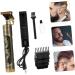 minkissy Electric Clippers Electric Trimmer Rechargeable Lint Shaver Cordless Hair Trimmer Hair Mustache Trimmer Hair Cutting Tool Hair Cutting Comb Aluminum Alloy Golden Clipper for Barber - Buy Online on GoSupps.com