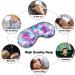 Adjustable Strap Tie Dye Sleep Mask | Block Light for Better Sleep | Travel Blindfold for Men and Women - Buy Online on GoSupps.com