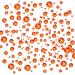 AD Beads 4300 Flat Back Nail Art Rhinestones Kit | 6 Sizes with Storage Box & Picking Pen | Orange Rhinestones for Nail Art, Phone Decor, Crafts - DIY Supplies - Buy Online on GoSupps.com