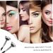 Eyelash Brush Angled Eyeliner Brush Double Layer Fiber Folding Angle Scalloped Lash Brush Portable Lash Fan Brush with Long Handle for Travel 2PCS - Buy Online on GoSupps.com