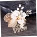 FRCOLOR 1PC Hair Comb Clip Wedding Hair Comb Women Hair Accessory Bridal Hair Comb Crystal Rhinestone Hair Pin Bridal Comb crystal hair comb Bride Insert Comb Miss hair accessories leaf - Buy Online on GoSupps.com