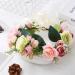 YnimioAOX Handmade Adjustable Flower Wreath Headband Halo Floral Crown Garland Headpiece EMX3252-pink white - Buy Online on GoSupps.com