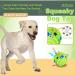 Divinggoe Interactive Dog Kickball - 5.91'' Yellow Pet Training Toy | Durable Dog Toys for All Breeds - Shop Internationally! - Buy Online on GoSupps.com