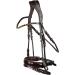HORZE Horse Bridle Clermont Anatomical for Warmblood & Thoroughbred - Dark Brown C (C) - Premium Quality eCommerce Shipping Worldwide - Buy Online on GoSupps.com