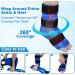 Relief Expert Ankle Ice Pack Wrap - 2 Pack for Plantar Fasciitis, Achilles Tendonitis, Heel Relief - Royal Blue - Buy Online on GoSupps.com