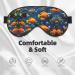 Underwater World Tropical Fish Print Sleep Eye Mask - Soft Eye Cover for Travel & Naps Unisex - Buy Online on GoSupps.com