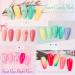 Gellen Gel Nail Polish Kit - 25 Vibrant Colors Top & Base Coat Pastel Tones for Stunning Nail Art - Perfect Home Gel Manicure Set - Buy Online on GoSupps.com