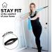 Resistance Bands for Working Out - 7Ft Medium+ Sky Blue Exercise Bands with Carry Pouch Door Anchor & Free iPhone App - Latex Free (7-10 lbs Tension - Buy Online on GoSupps.com