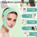V Line Lifting Mask with Chin Strap - Double Chin Reducer & Face Shaper for Women - Green - Buy Online on GoSupps.com