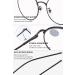 Buy Lanomi Blue Light Filter Reading Glasses - UV400 Protection Thin Metal Oval Frame 2.5 Diopters - Stylish & Comfortable for Men & Women - Buy Online on GoSupps.com