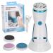 Electric Callus Remover Foot Scrubber Foot File Hard Skin Remover Pedicure Tools with 4 Replacement Grinding For Cracked Heels and Dead Skin(Blue)