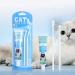 Pet Toothpaste Toothbrush Kit Long Handled Ultra-Soft Bristle Toothbrush Pet Cat Teeth Care Cleaning Cat Cleaning Kit - Buy Online on GoSupps.com