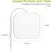 TENS Unit Replacement Pads | 20PCS 2x2 Reusable Electrode Pads for Electrotherapy | Self-Adhesive Electrode Patches - International Shipping Available - Buy Online on GoSupps.com